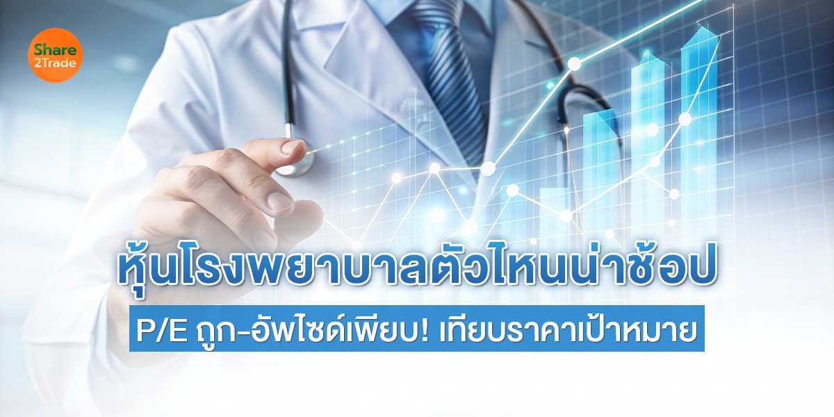 เปิดโผ 4 หุ้นโรงพยาบาลอัพไซด์เกิน 50% NKT ติดชาร์ตเบอร์หนึ่งทั้งถูกและดี!