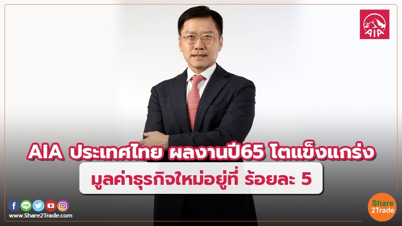 Fund Insurance AIA ประเทศไทย ผลงานปี65 โตแข็งแกร่ง130323.jpg