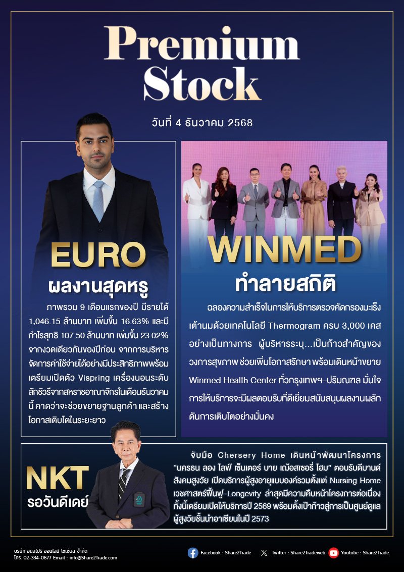 PremiumStock 04/12/68  (NKT EURO WINMED)