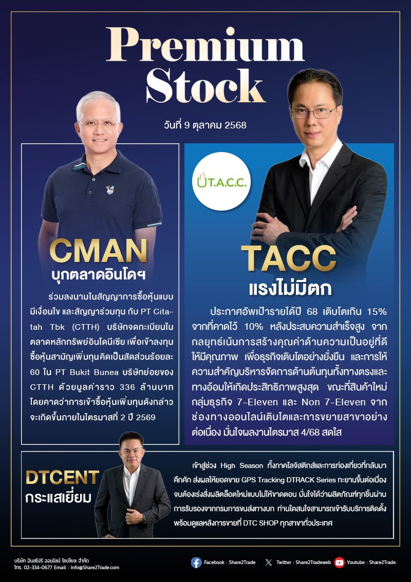 PremiumStock 09/10/68 (CMAN DTCENT TACC)