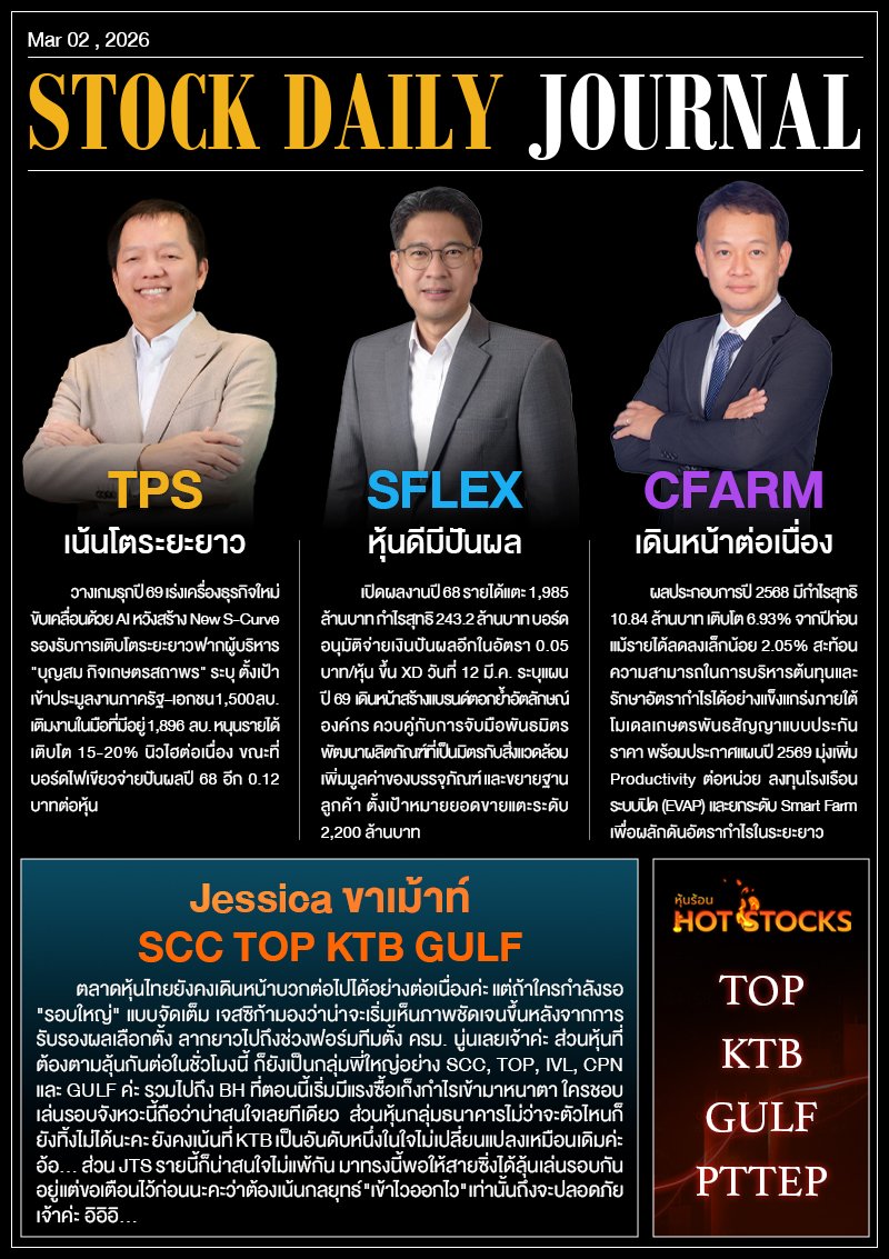 StockDailyJournal 02/03/69