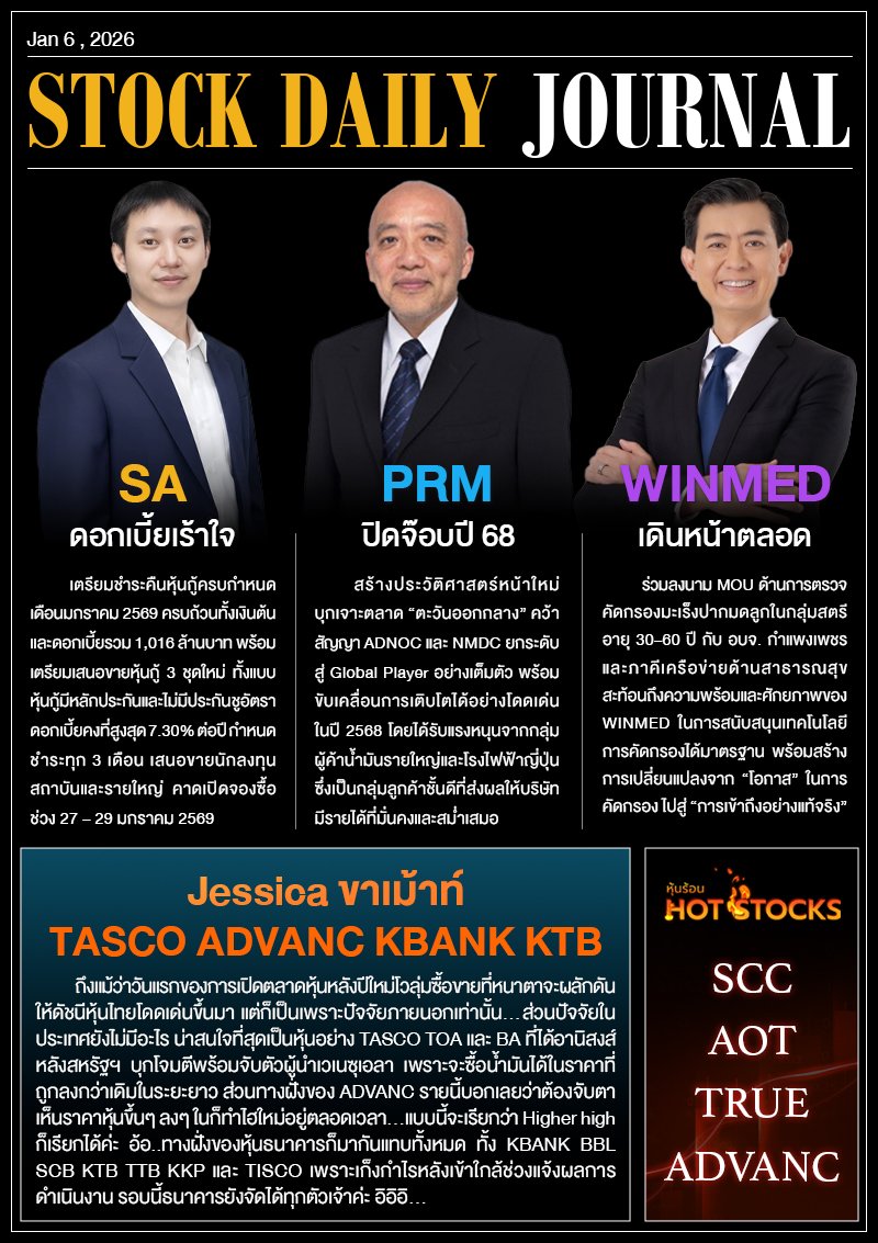 StockDailyJournal 06/01/69   (SA PRM WINMED)