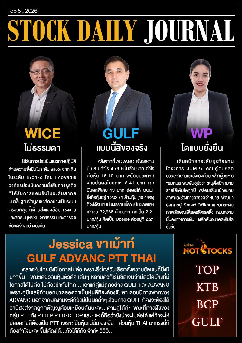 StockDailyJournal 05/02/69 (WP WICE GULF)