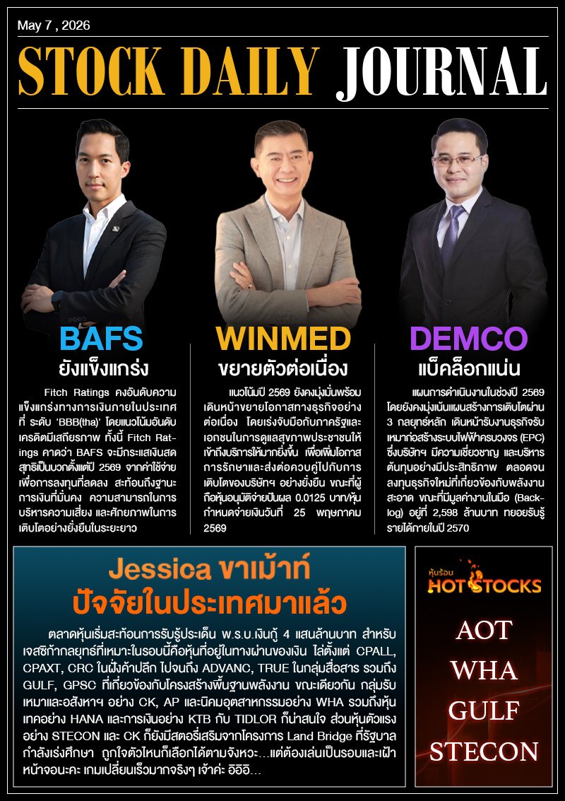 StockDailyJournal 07/05/69 (BAFS WINMED DEMCO)