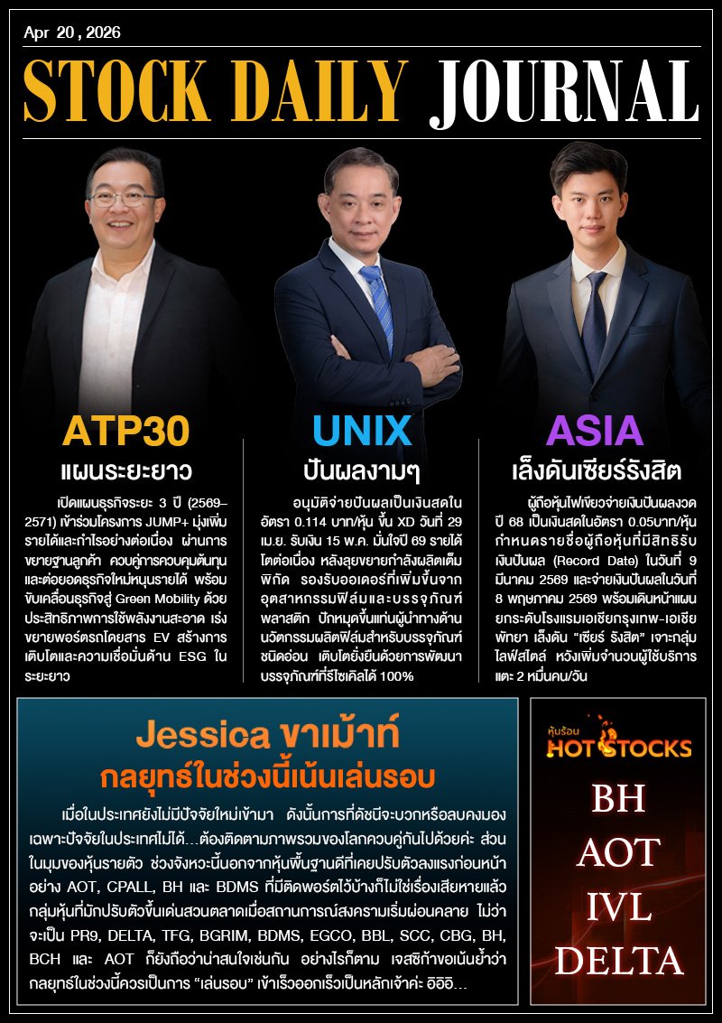 StockDailyJournal 20/04/69 (ATP30 UNIX ASIA)