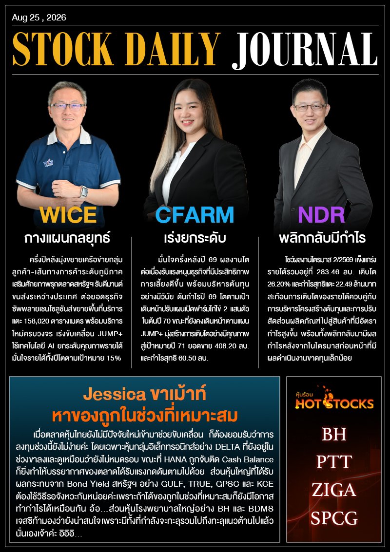 StockDailyJournal 25/08/69 (WICE CFARM NDR)