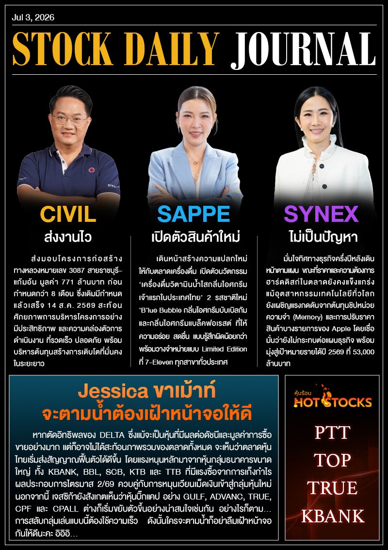StockDailyJournal 03/07/69 (CIVIL SAPPE SYNEX)