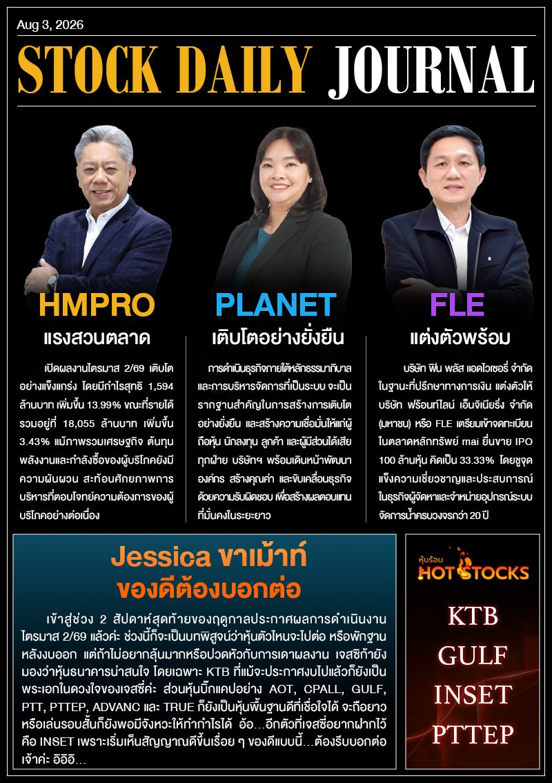 StockDailyJournal 03/08/69 (HMPRO PLANET FLE)