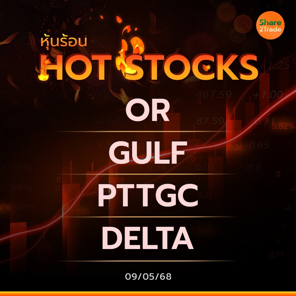 Hot Stocks ประจำวันที่ 09/05/2568