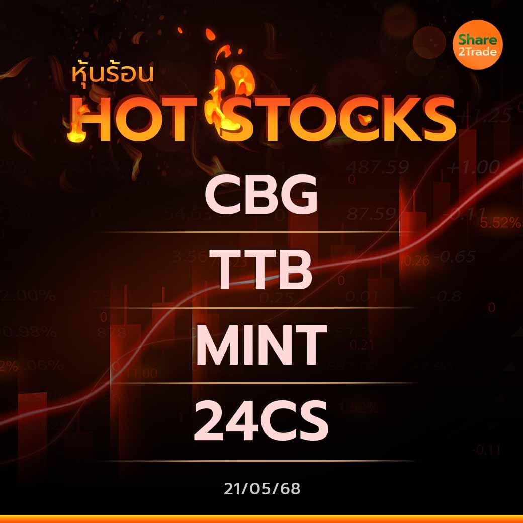 Hot Stocks ประจำวันที่ 21/05/2568