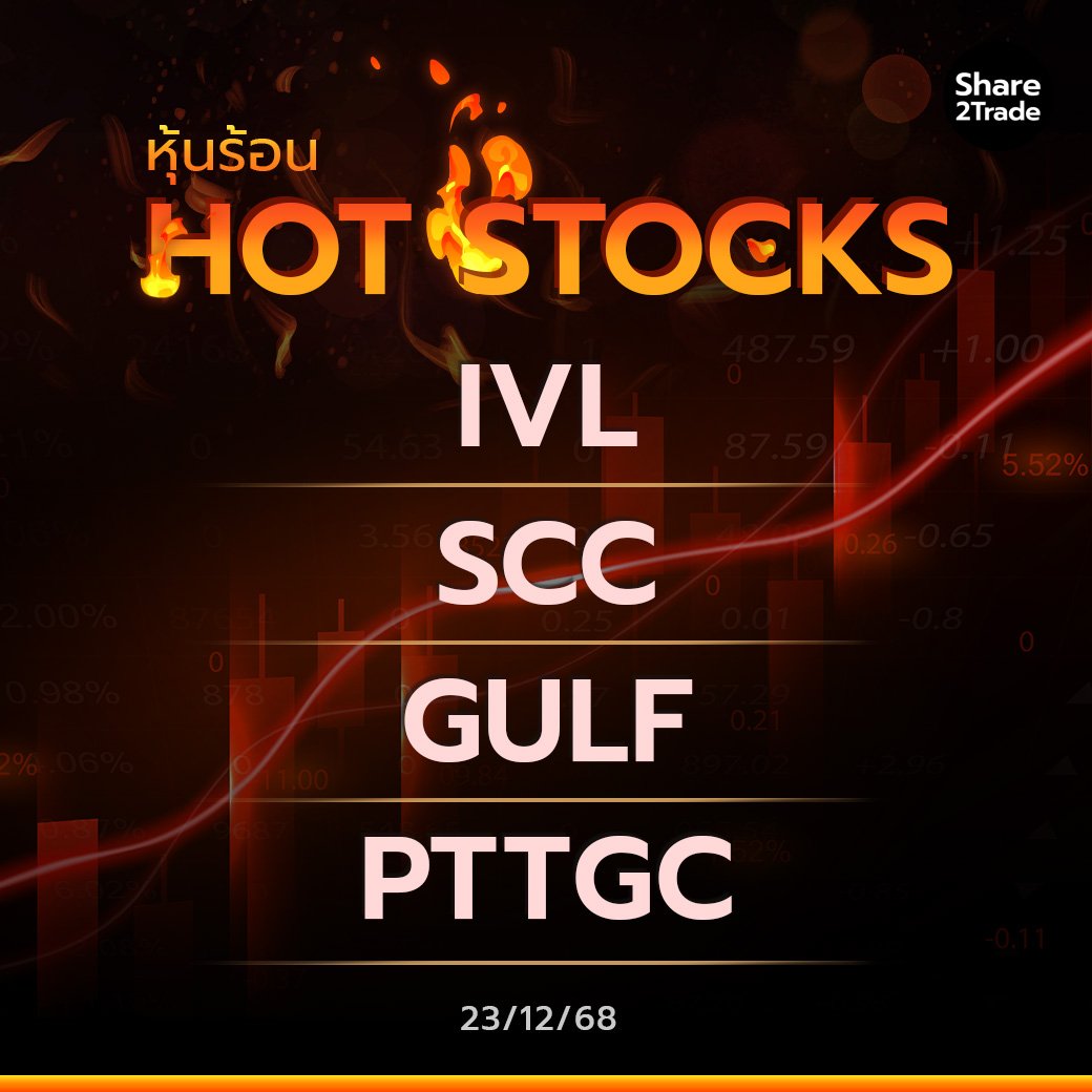 Hot Stocks ประจำวันที่ 23/12/2568