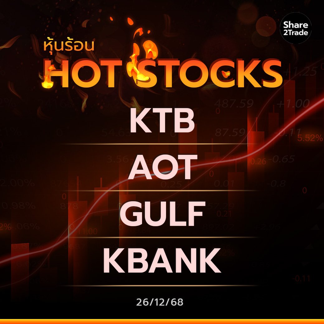 Hot Stocks ประจำวันที่ 26/12/2568