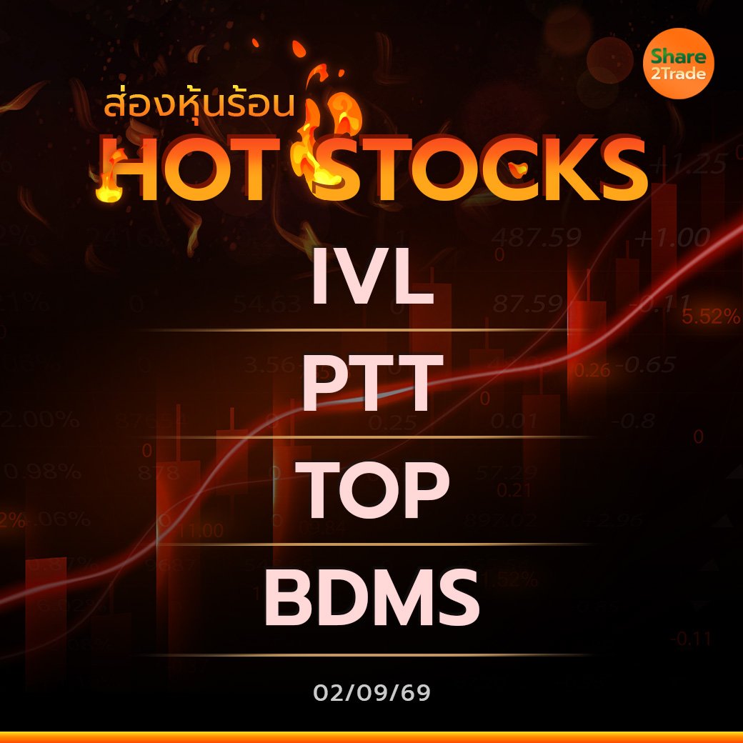 Hot Stocks ประจำวันที่ 02/09/2569