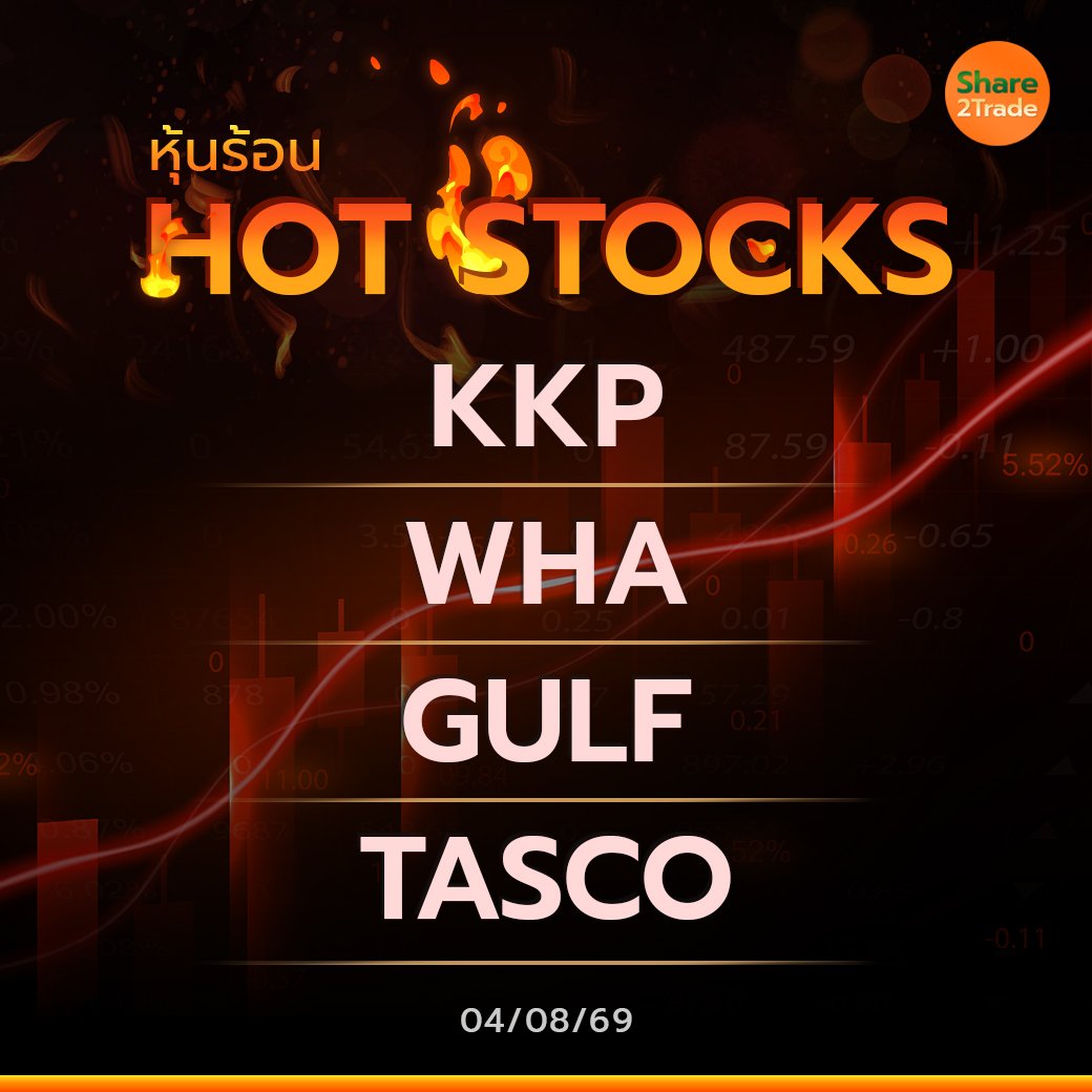 Hot Stocks ประจำวันที่ 04/08/2569