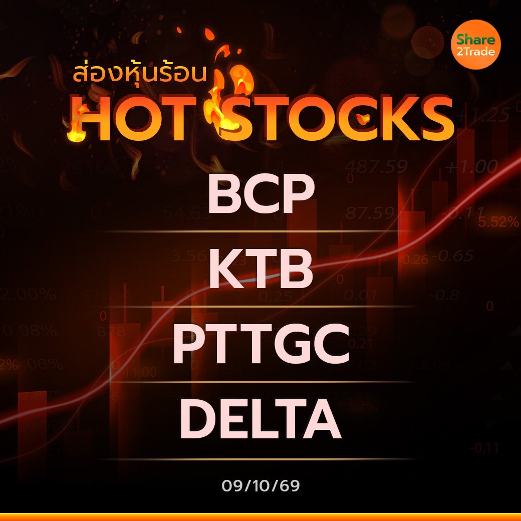 Hot Stocks ประจำวันที่ 09/10/2569