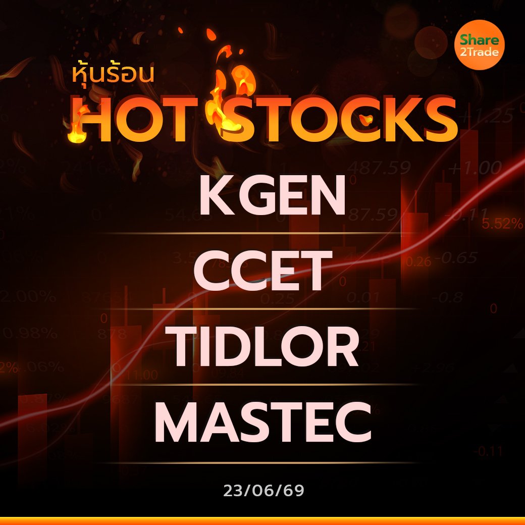 Hot Stocks ประจำวันที่ 23/06/2569