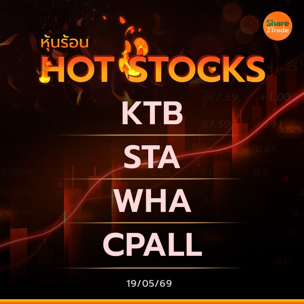 Hot Stocks ประจำวันที่ 19/05/2569