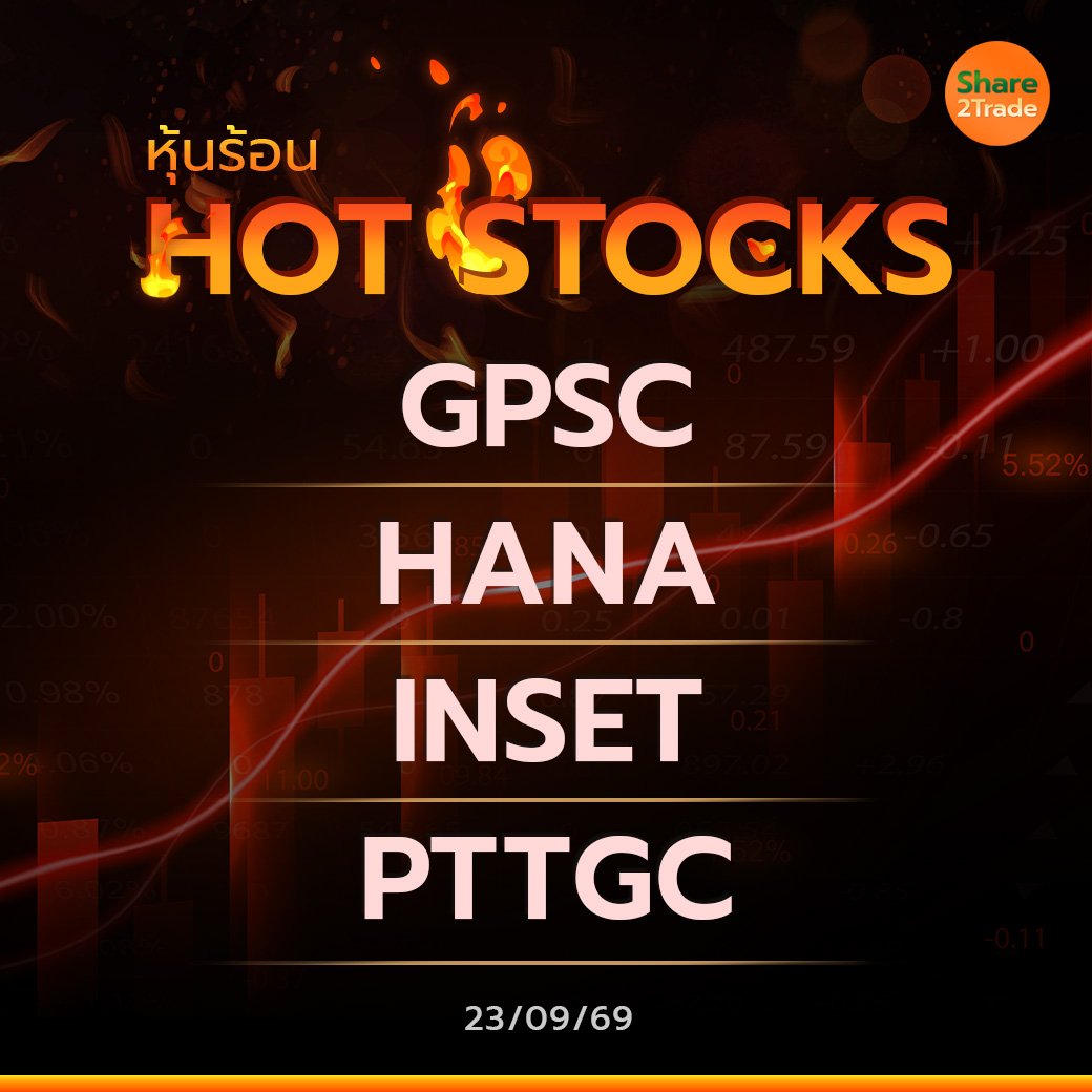 Hot Stocks ประจำวันที่ 23/09/2569