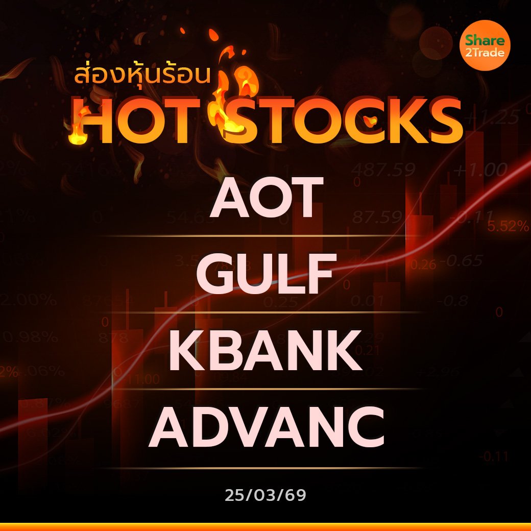 Hot Stocks ประจำวันที่ 25/03/2569