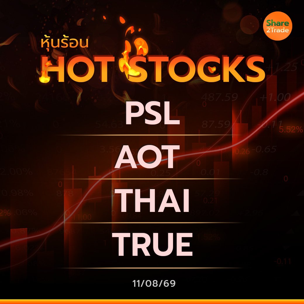 Hot Stocks ประจำวันที่ 11/08/2569