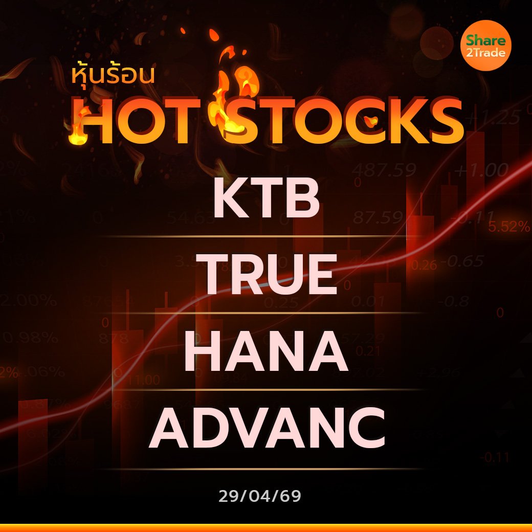 Hot Stocks ประจำวันที่ 29/04/2569