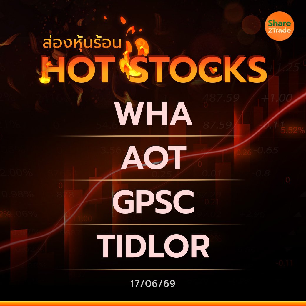Hot Stocks ประจำวันที่ 17/06/2569