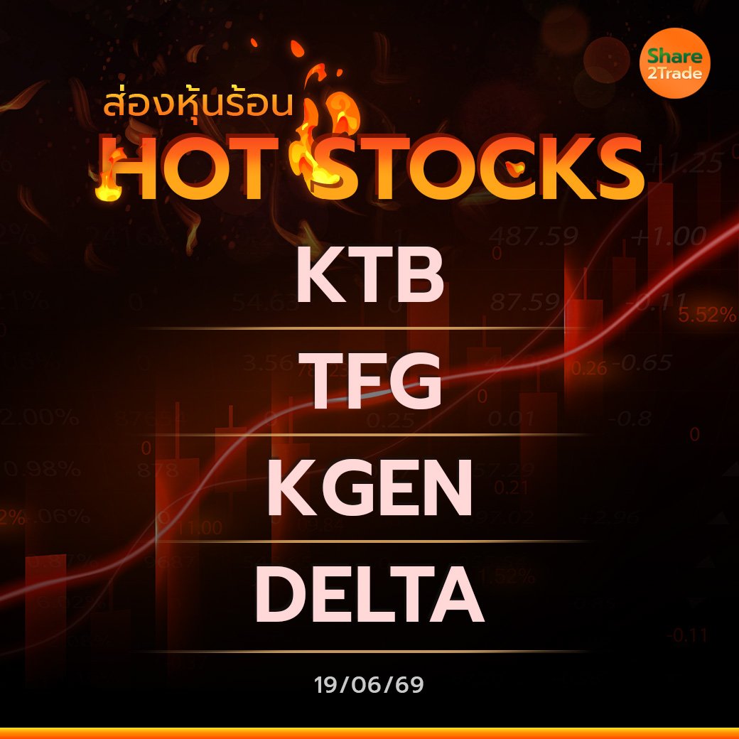 Hot Stocks ประจำวันที่ 19/06/2569