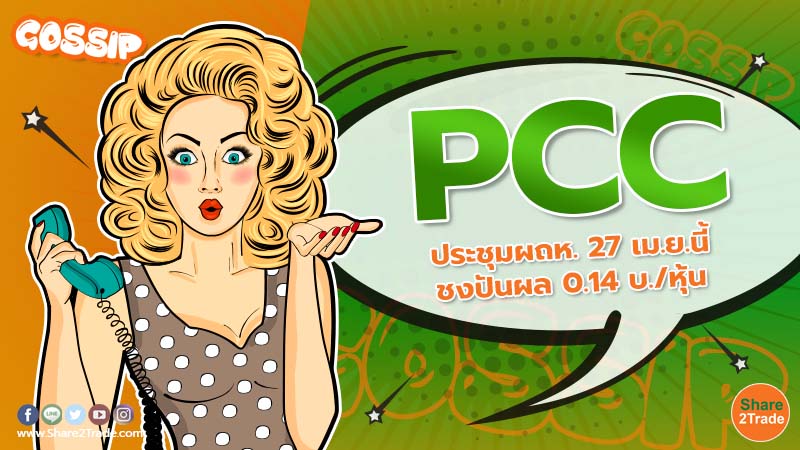 PCC ประชุมผถห. 27 เม.ย.นี้ ชงปันผล 0.14 บ./หุ้น