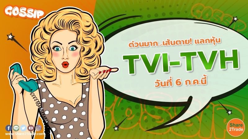 ด่วนมาก...เส้นตาย! แลกหุ้น TVI-TVH วันที่ 6 ก.ค.นี้