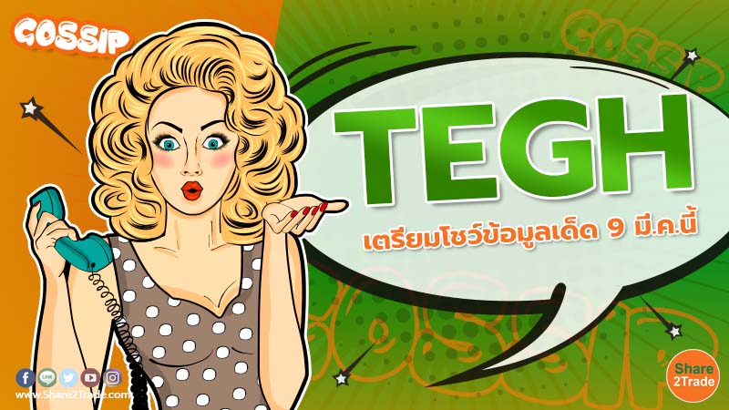 TEGH เตรียมโชว์ข้อมูลเด็ด 9 มี.ค.นี้