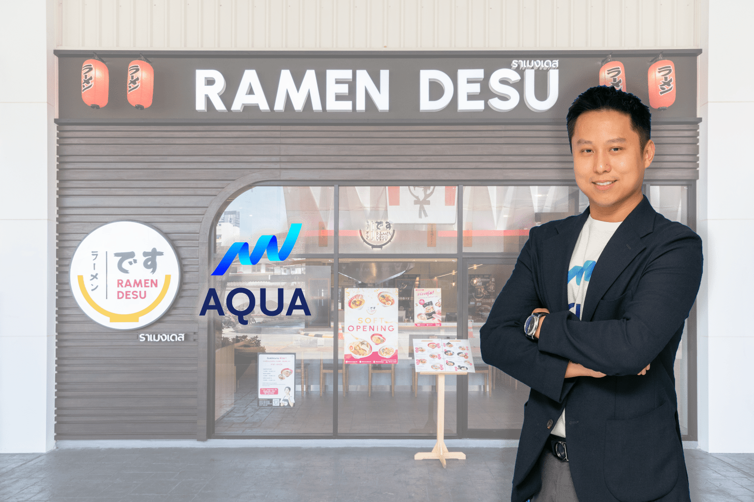 AQUA ส่งร้าน Ramen Desu ทำ Collaboration Project ต้อนรับเทศกาลตรุษจีน!