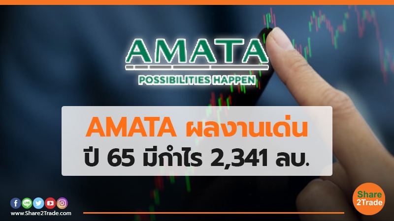 AMATA ผลงานเด่น ปี 65 มีกำไร 2,341 ลบ.