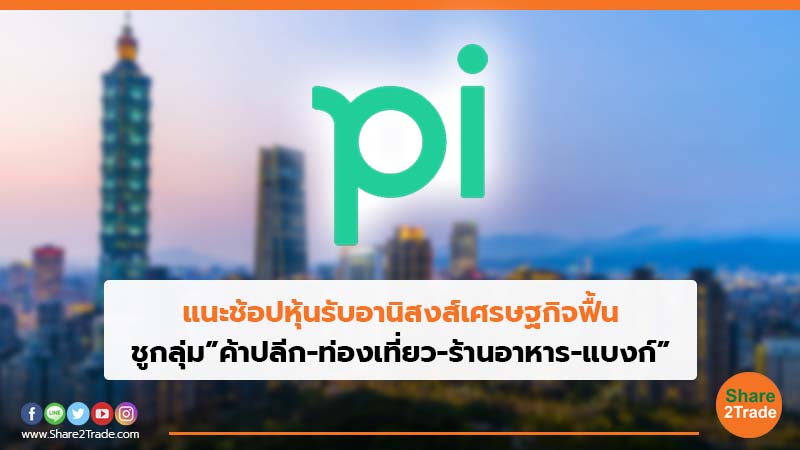 แนะช้อปหุ้นรับอานิสงส์เศรษฐกิจฟื้น ชูกลุ่ม ”ค้าปลีก-ท่องเที่ยว-ร้านอาหาร-แบงก์”