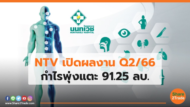 NTV เปิดผลงาน Q2/66 กำไรพุ่งแตะ 91.25 ลบ.