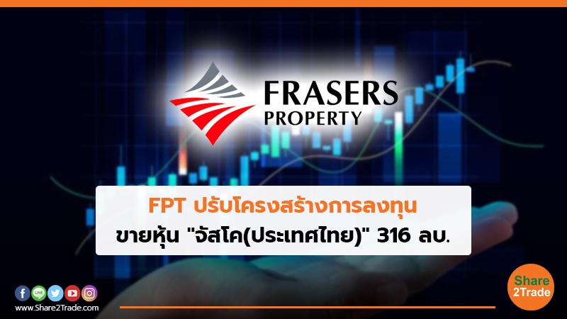FPT ปรับโครงสร้างการลงทุน ขายหุ้น"จัสโค(ประเทศไทย)" 316 ลบ.