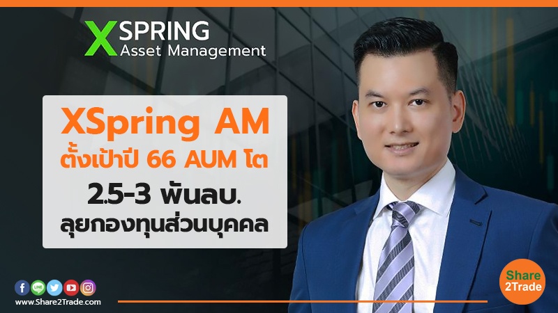 XSpring AM ตั้งเป้าปี66 AUM โต 2.5 -3 พันลบ. ลุยกองทุนส่วนบุคคล