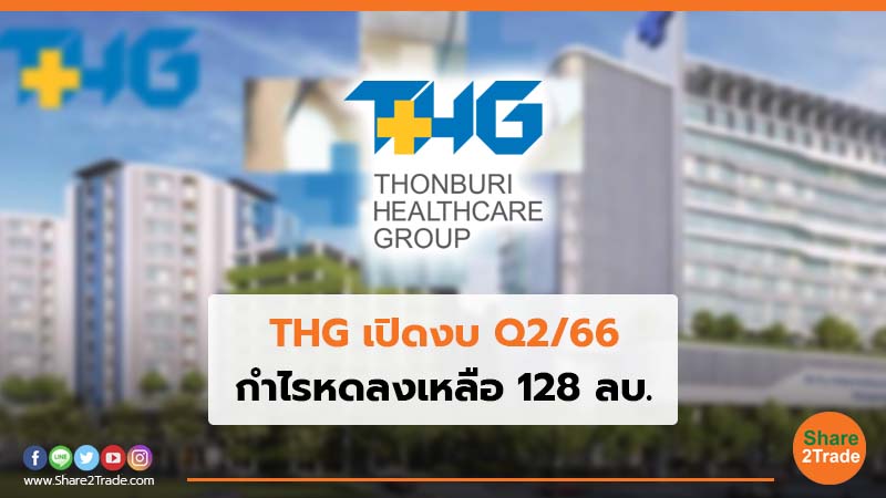 THG  เปิดงบ Q2/66 กำไรหดลงเหลือ 128 ลบ.