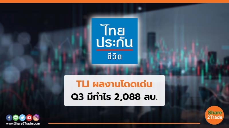 TLI ผลงานโดดเด่น Q3 มีกำไร 2,088 ลบ.