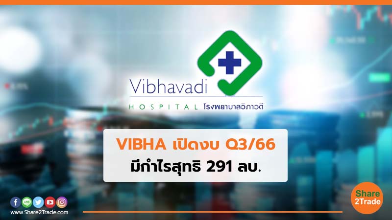 VIBHA เปิดงบ Q3/66 มีกำไรสุทธิ 291 ลบ.