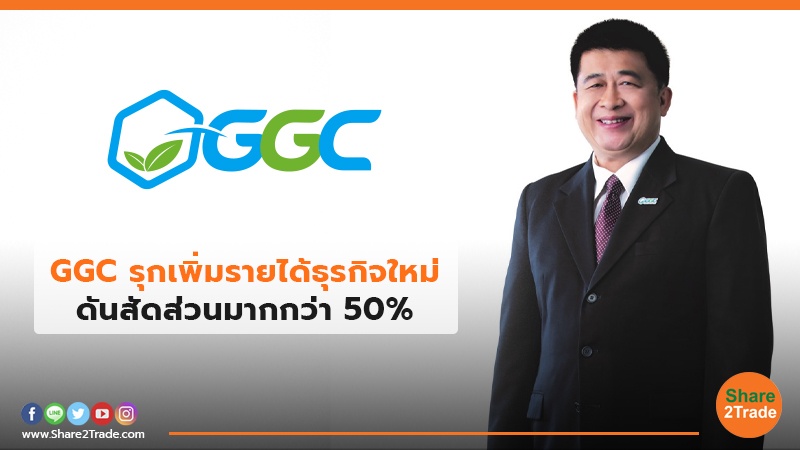 GGC รุกเพิ่มรายได้ธุรกิจใหม่ ดันสัดส่วนมากกว่า 50%