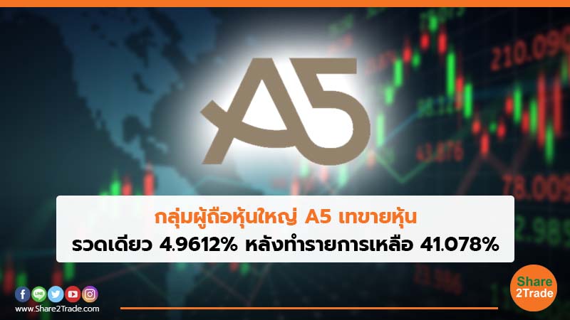 กลุ่มผู้ถือหุ้นใหญ่ A5 เทขายหุ้น.jpg