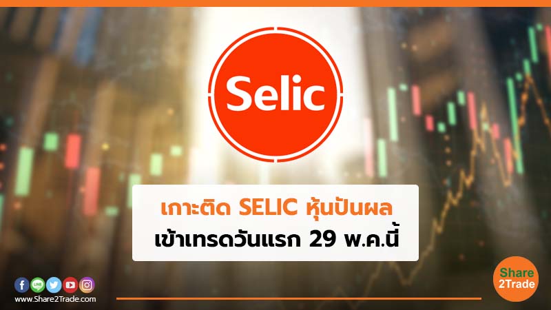 เกาะติด SELIC หุ้นปันผล เข้าเทรดวันแรก 29 พ.ค.นี้