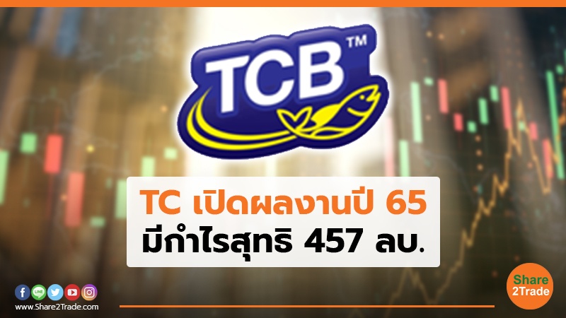 TC เปิดผลงานปี 65 มีกำไรสุทธิ 457 ลบ.