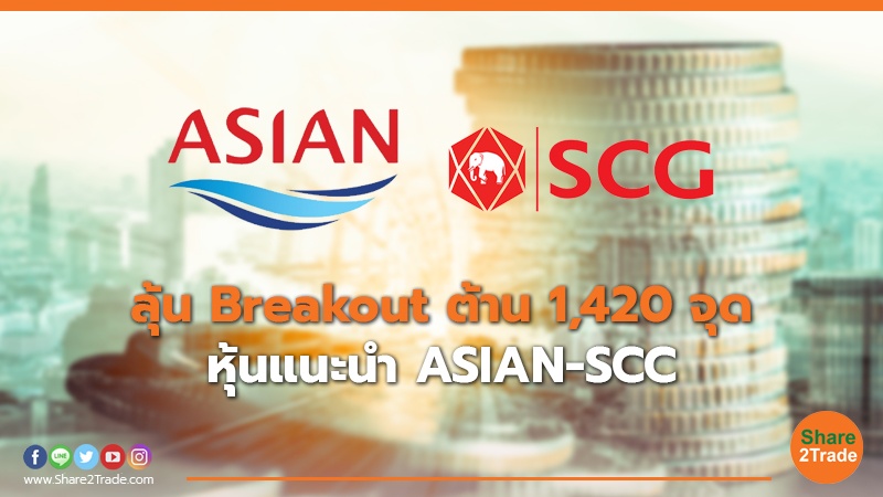 ลุ้น Breakout ต้าน 1,420 จุด หุ้นแนะนำ ASIAN-SCC