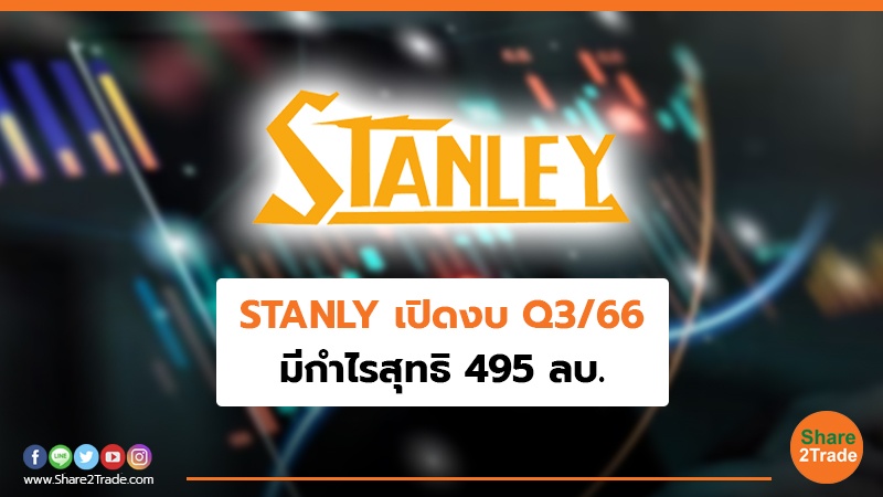STANLY เปิดงบ Q3/66 มีกำไรสุทธิ 495 ลบ.