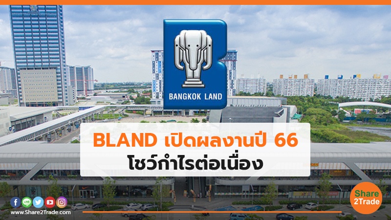 BLAND เปิดผลงานปี 66 โชว์กำไรต่อเนื่อง