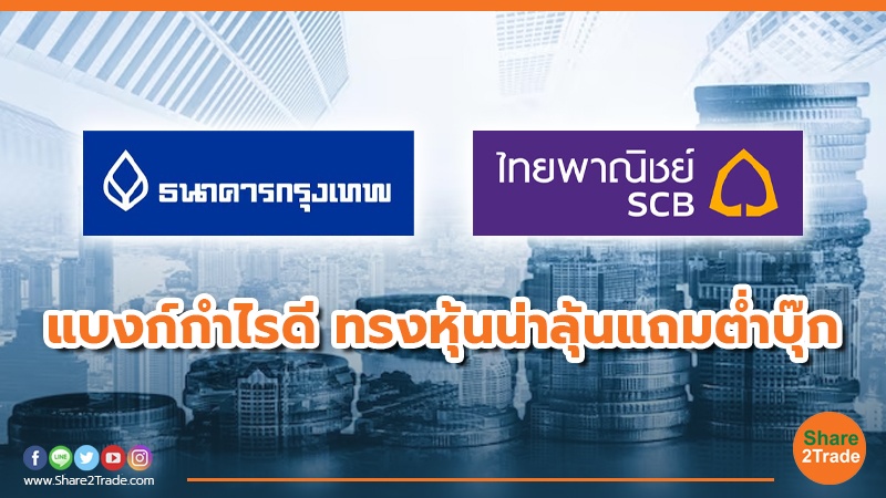 กำไรแบงก์อู้ฟู่ท่ามกลางเศรษฐกิจแย่ เปิดอัตราส่วนการเงินตัวไหนยังต่ำบุ๊ก