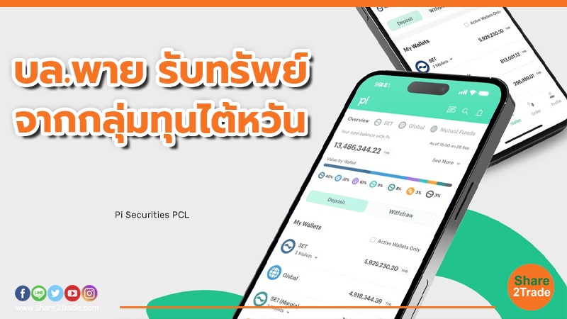 บล.พาย ปิดดีลระดมทุนกว่า 10 ล้านเหรียญสหรัฐฯ จาก Koo Group กลุ่มธุรกิจยักษ์ใหญ่สัญชาติไต้หวัน