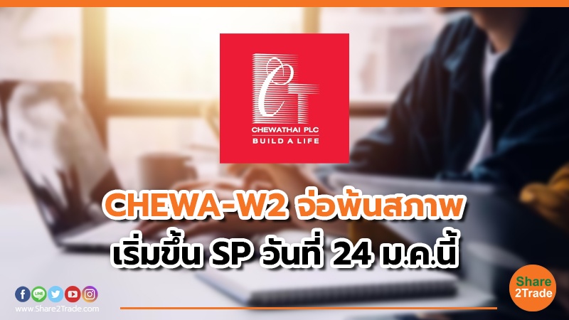 CHEWA-W2 นับถอยหลังพ้นสภาพ เริ่มขึ้น SP วันที่ 24 ม.ค. 67