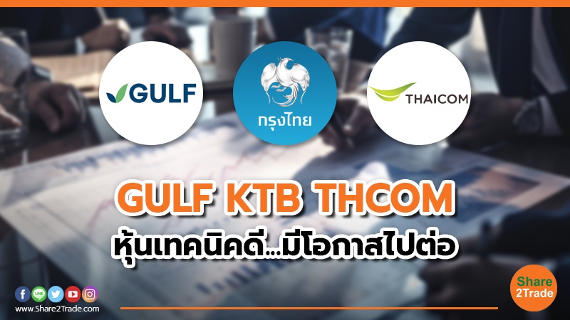 GULF KTB THCOM หุ้นเทคนิคดี...มีโอกาสไปต่อ